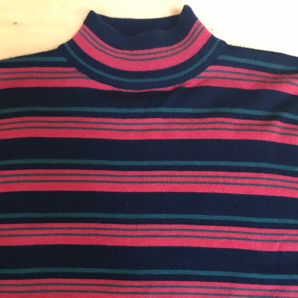 Vintage Pendleton Sweater 100% Merino Wool Striped
